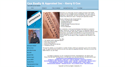 Desktop Screenshot of gscoxrealty.com