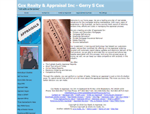 Tablet Screenshot of gscoxrealty.com